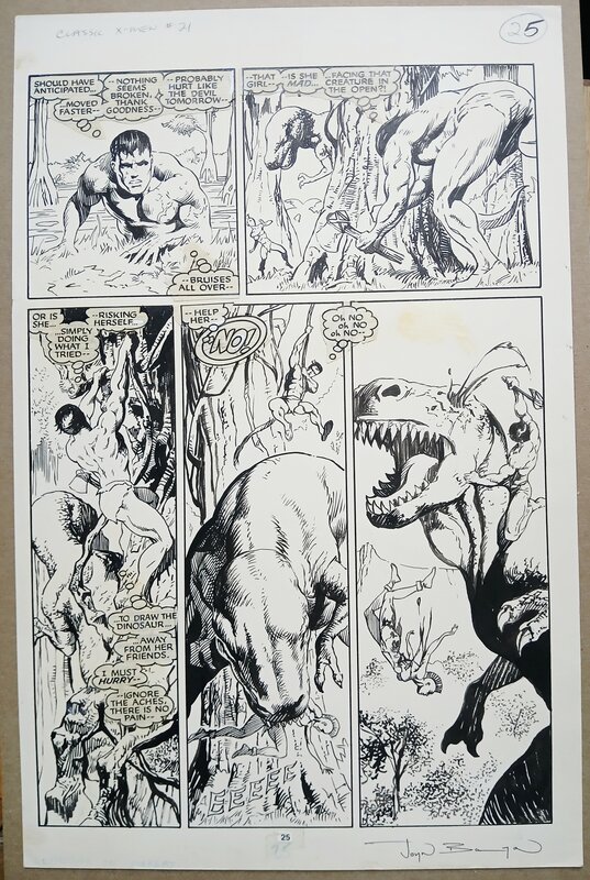 Classic X-Men #21 par John Bolton - Planche originale