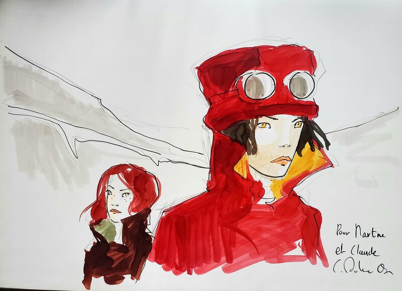 Stéphane Dubois, LE CYCLE D'OSTRUCE   T1 L'HERITIER DU DRAGON - Dédicace