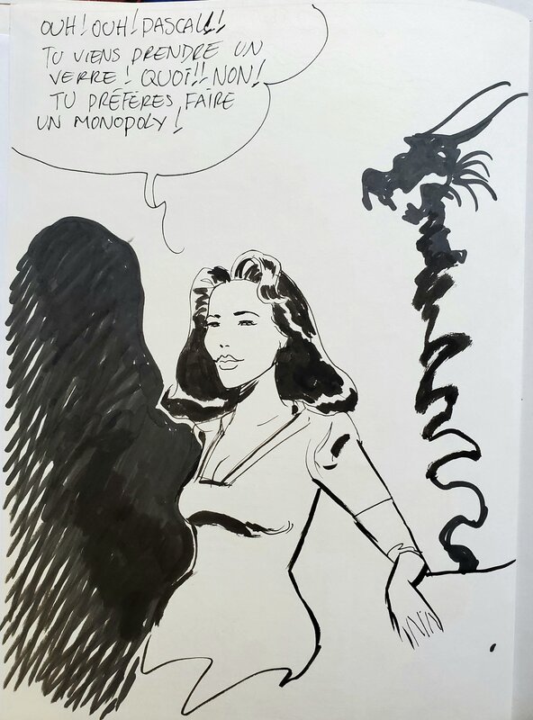 Thierry Girod, Laurent Tamanini, LES AVENTURES DE FRANCK BLACKMAIL   T1 L'OMBRE DU DRAGON - Sketch