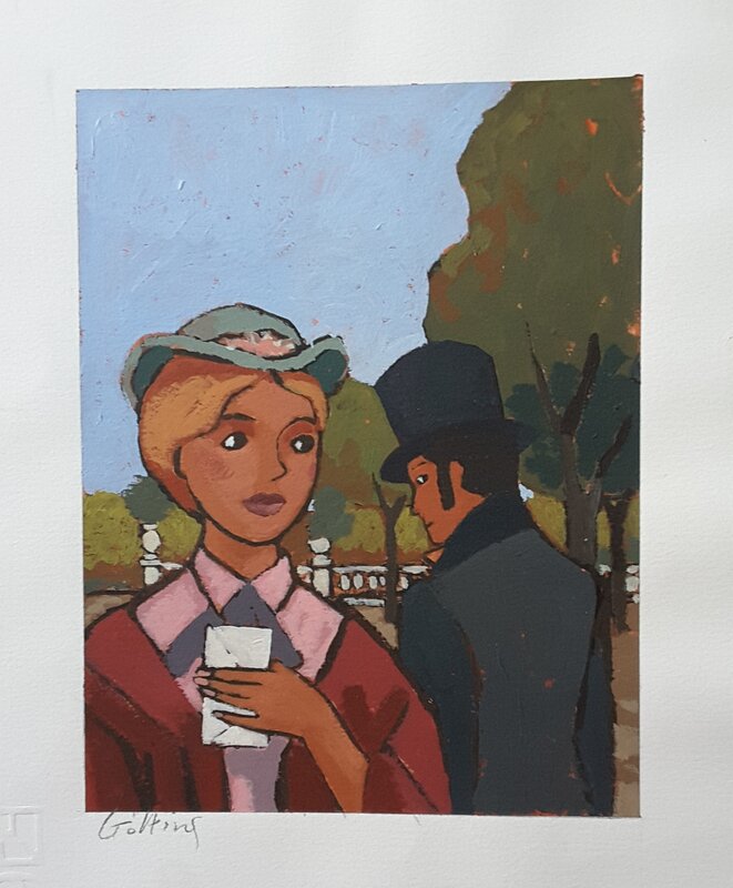 En vente - Les Misérables par Jean Claude Gotting - Couverture originale