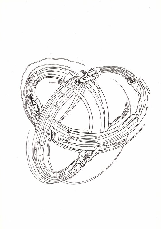 Marc-Antoine Mathieu, Julius Corentin Acquefacques, prisonnier des rêves - couverture du tome 7 - Couverture originale