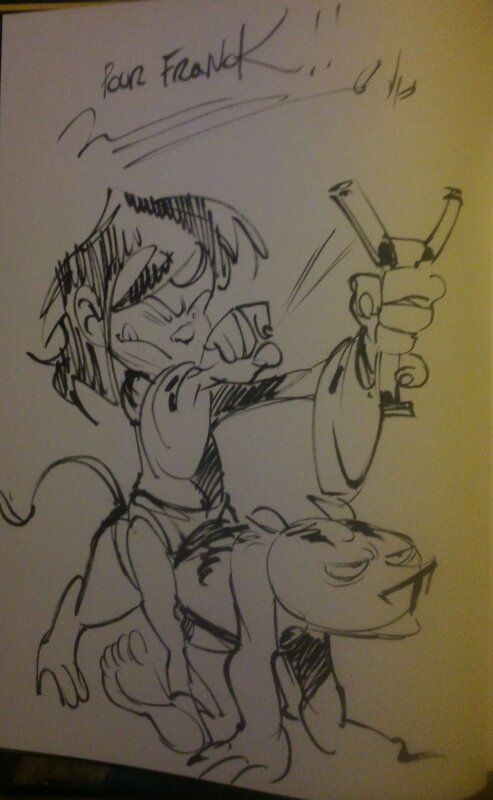 Navis et Houyo par Jose Luis Munuera - Dédicace