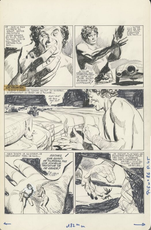 Raymond Poïvet, Roger Lécureux, Les pionniers de l’espérance - Planche originale