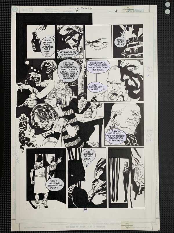 Eduardo Risso, Brian Azzarello, 100 Bullets #29 pg14 - Comic Strip