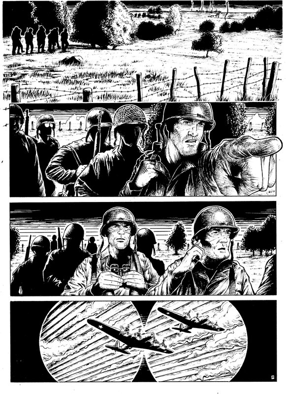 Super soldat par Jay - Planche originale