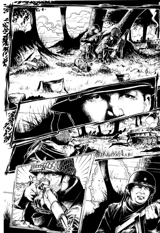 Super Soldat par Jay - Planche originale