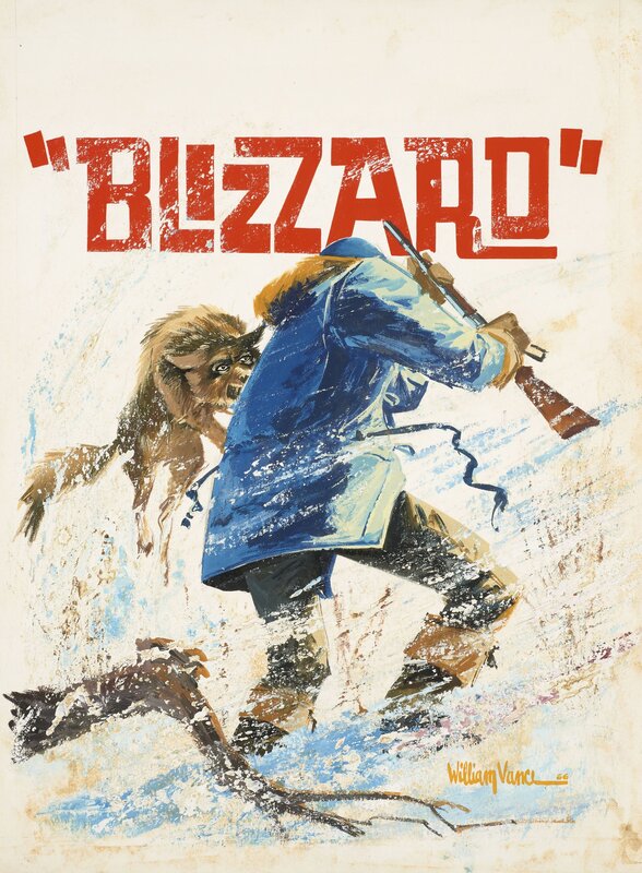 Blizzard par William Vance - Planche originale