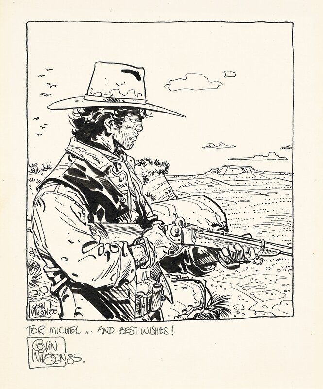 Blueberry par Colin Wilson - Illustration originale