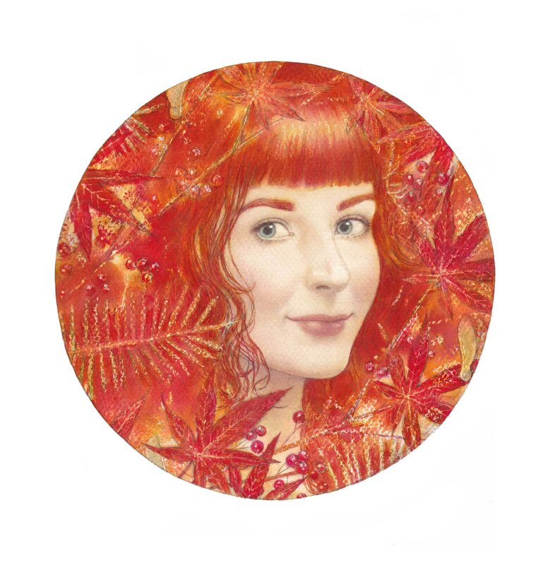 For sale - Automne by Andréi Arinouchkine - Original Illustration