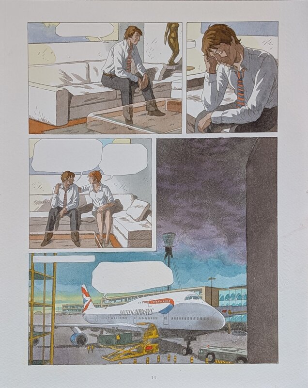 Dina Kathelyn, Daniel Hulet, Destins 4 Paranoïa - planche 12 - Mise en couleur