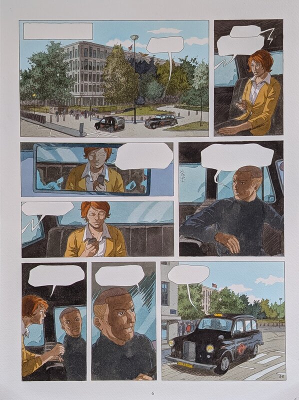 Dina Kathelyn, Daniel Hulet, Destins 4 Paranoïa - planche 4 - Mise en couleur
