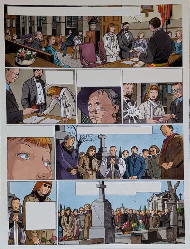 Dina Kathelyn, Viviane Nicaise, La vie en rose 3 - planche 4 - Mise en couleur