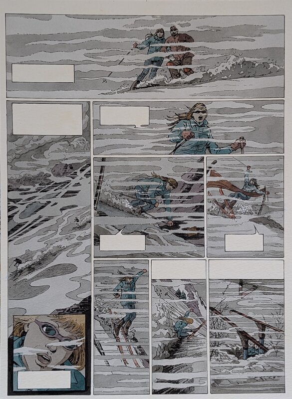 Dina Kathelyn, Viviane Nicaise, La vie en rose 3 - planche 13 - Mise en couleur