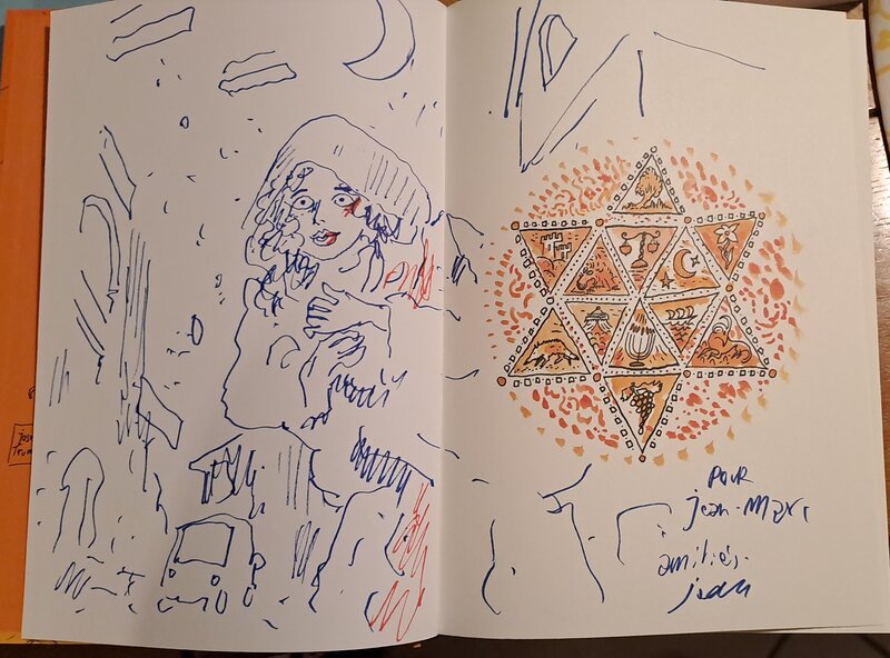 Joann Sfar, Dédicace Angoulême 2025 - Sketch
