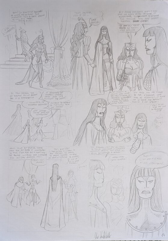 Nicolas Van de Walle, Adelin & Irina 3 - planche 14 - Original art