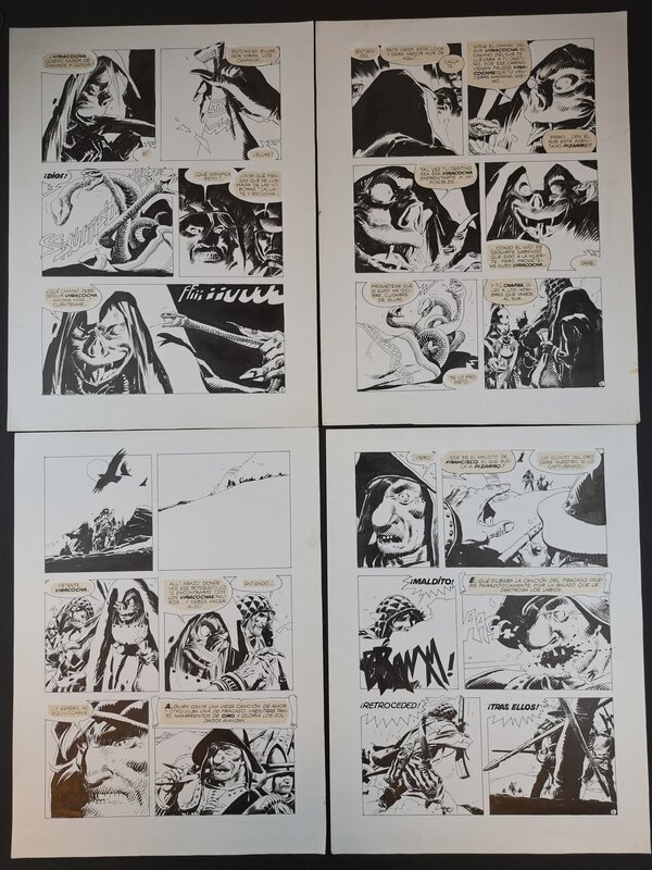 Enrique Breccia, La Pietà di Viracocha - Comic Strip