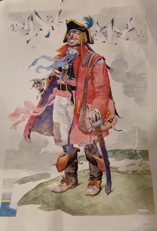 Pirate by Enrique Breccia - Original Illustration