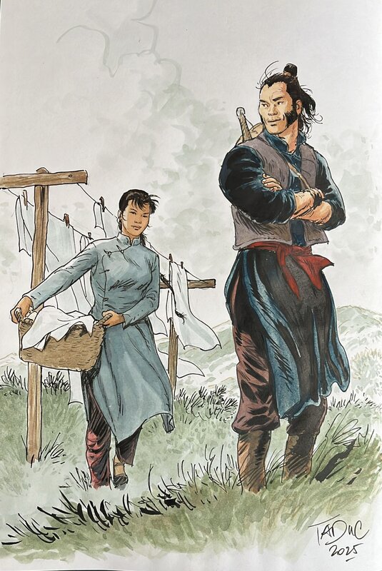 Dedicace de Taduc - Intégrale Chinaman Un nouveau monde - Dédicace