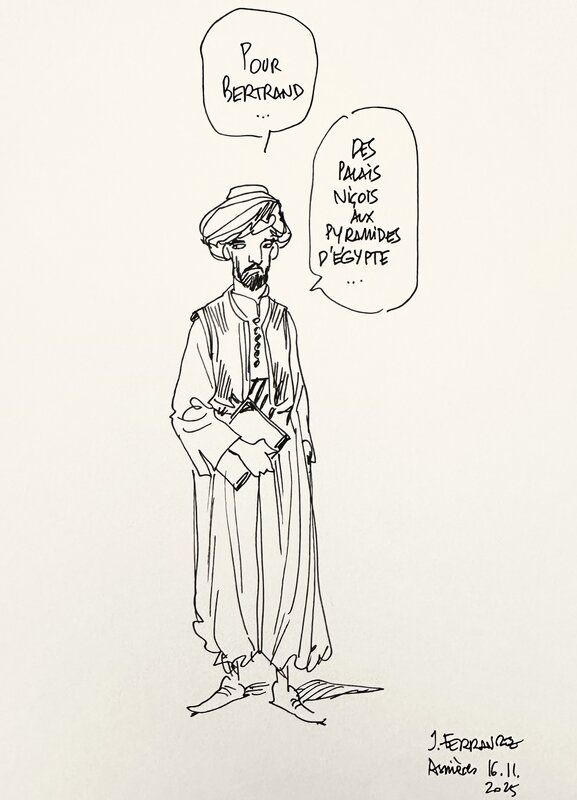 Jacques FERRANDEZ : Dédicace dans l’album « Orients perdus » - Dédicace