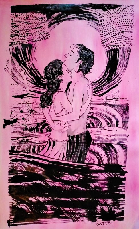 For sale - Partager un rêve by Davide Garota - Original Illustration