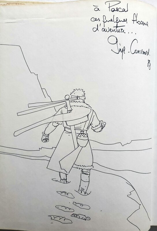 Gine, Didier Convard, NEIGE  T2 LA MORT-CORBEAU - Dédicace