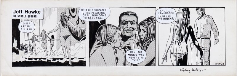 Sydney Jordan, Eff Hawke daily #H4928 - Comic Strip