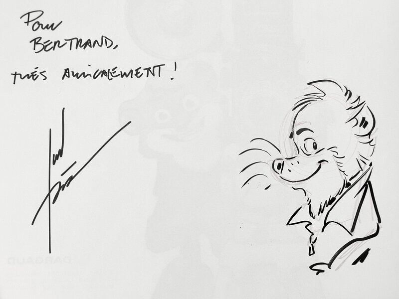 Juan Diaz CANALES : Dédicace dans l’album « Weekly » - Sketch