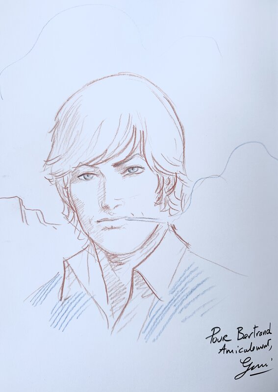 Laurent GNONI : Dédicace dans l’album « Pump tome 1 » - Sketch