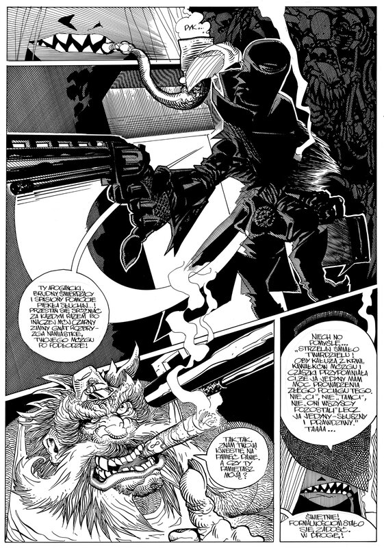 Filip Myszkowski, Emilia, Tank et Profesor - Planche originale