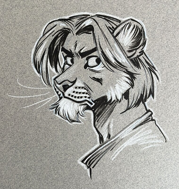 Juanjo Guarnido, Coffret Blacksad - Original sur couverture - Sketch