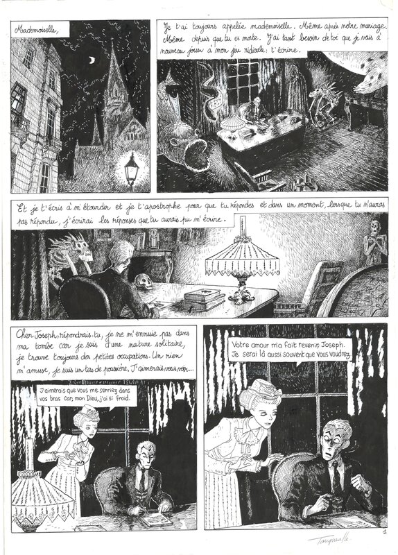 Hervé Tanquerelle - Professeur Bell tome 3 page d'ouverture - Comic Strip