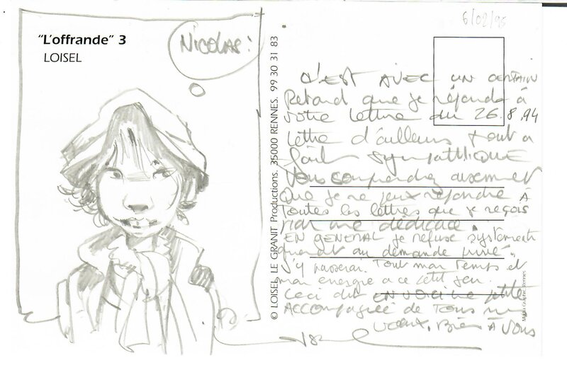 Peter Pan by Régis Loisel - Sketch