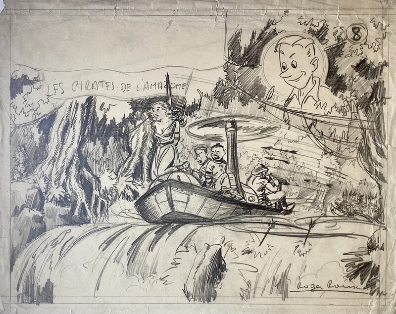 Yves Mondet, Les Pirates de l’Amazone , Sosthene Vazimou - Œuvre originale