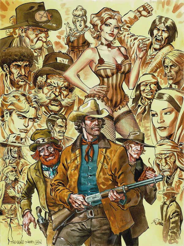 Blueb and Co by Pierre Taranzano - Original Illustration