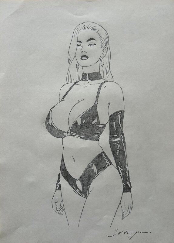 Pin Up by Roberto Baldazzini - Original Illustration
