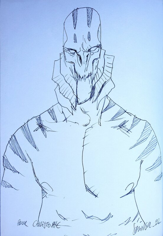 Benoît Springer, TERRES D'OMBRE  T3 CHRYSALIDE - Sketch