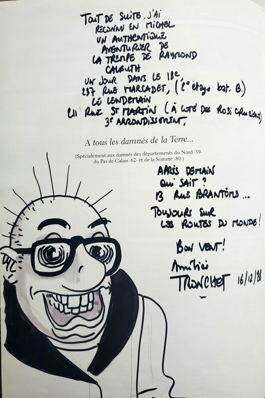 Tronchet, LES DAMNES DE LA TERRE ASSOCIES   T1 STARS D'UN JOUR... - Dédicace