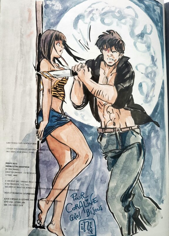 Ilaria Trondoli, ROBERTO SUCCO - COUPABLE D'ÊTRE SCHIZOPHRENE - Dédicace