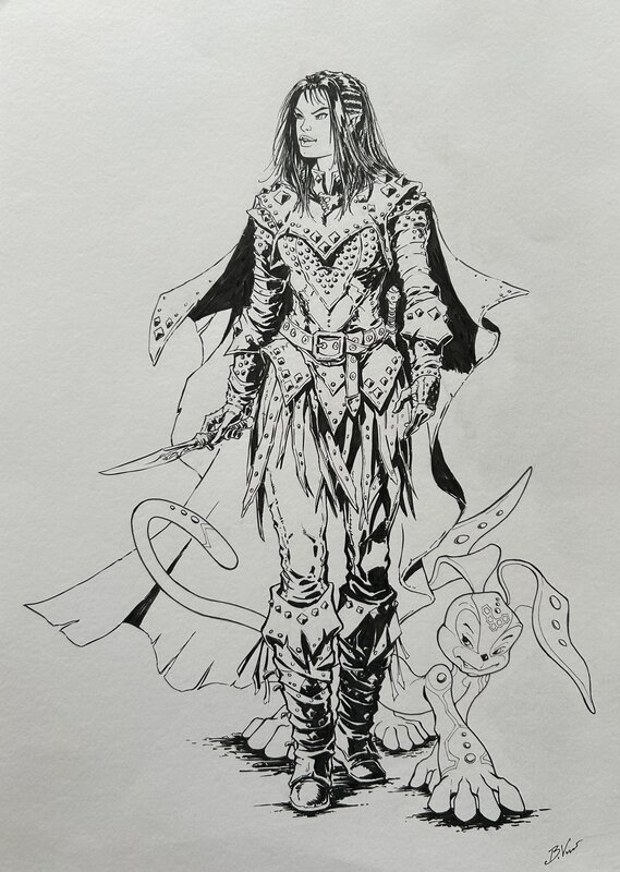 Boyan Vukic, Seeds Of War - Mira et Zepp - Original Illustration