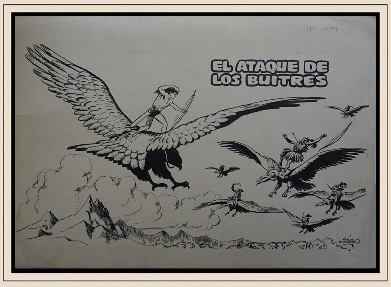 Jésus HERRERO, Bingo - Pantera Negra - Planche originale