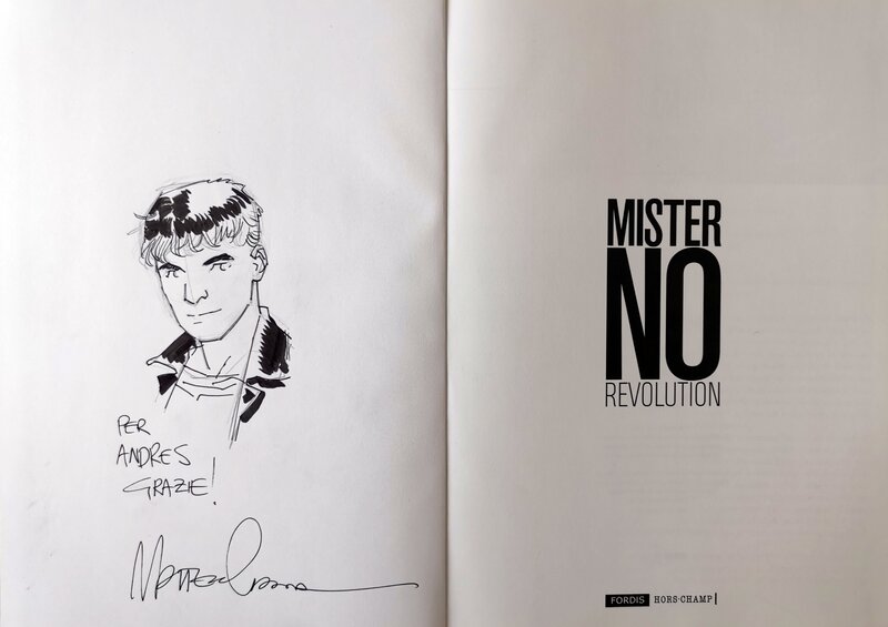 Mister No par Matteo Cremona - Dédicace