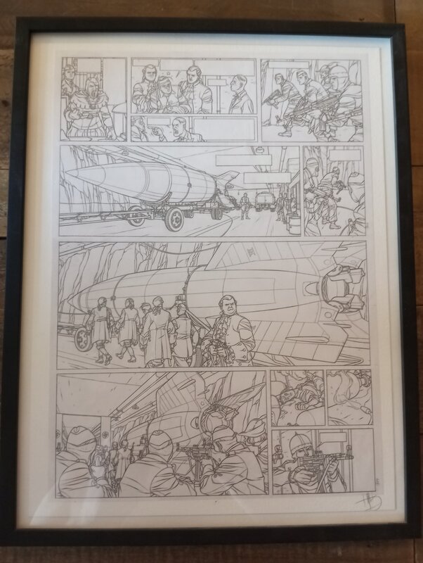 For sale - Jean-Christophe Thibert, Pl 41 crayonné a vendre - Comic Strip