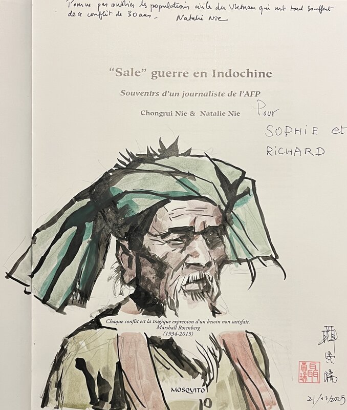 Nie Chongruie, Sale guerre en Indochine - Dédicace