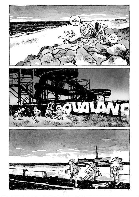 Cyrille Pomès - Moon page 105 - Planche originale