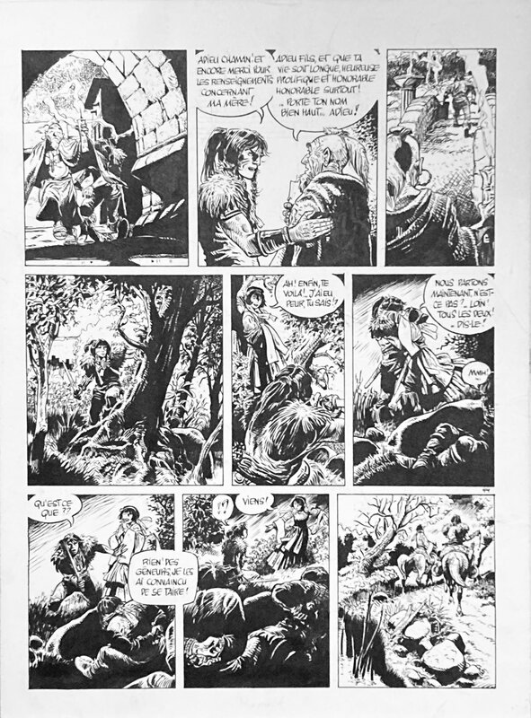 Poupée d’ivoire par Franz - Planche originale