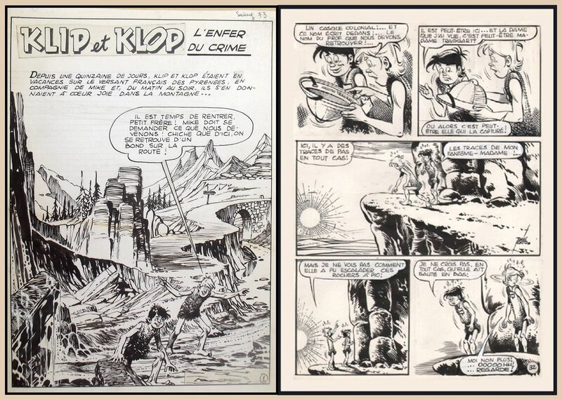 KLIP et KLOP par Tomás Porto, Francisco FUENTES - Planche originale