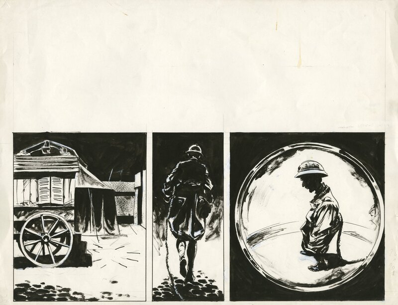 En vente - Ex-Voto par Pascal Rabaté - Planche originale