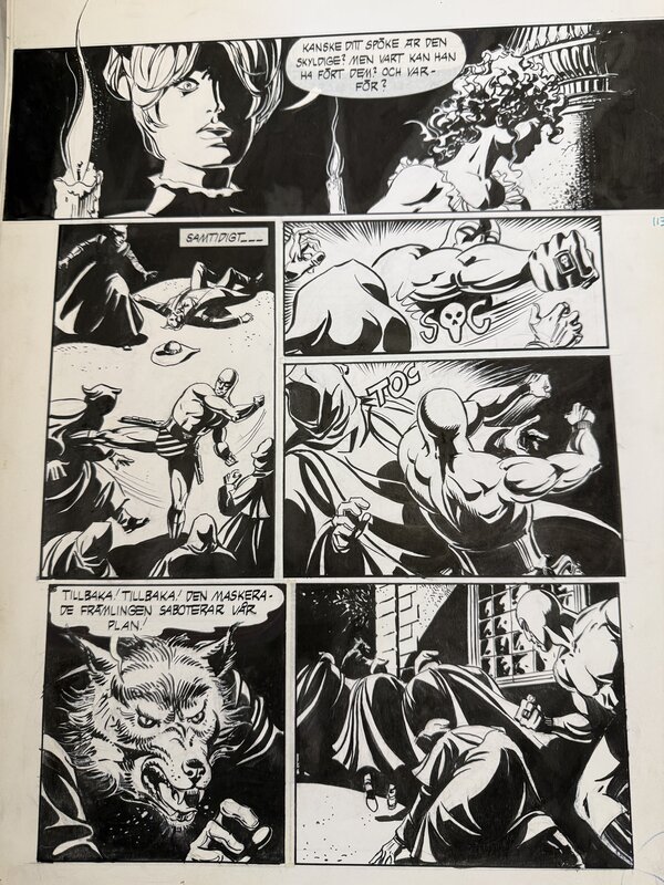 César Spadari, The Guardians of The Temple - Planche originale