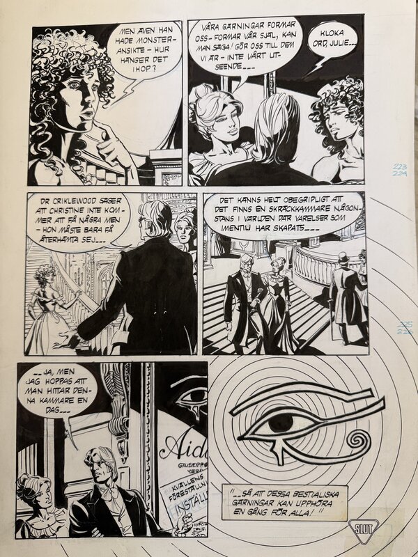 César Spadari, The Guardians of The Temple “The Phantom “ - Planche originale