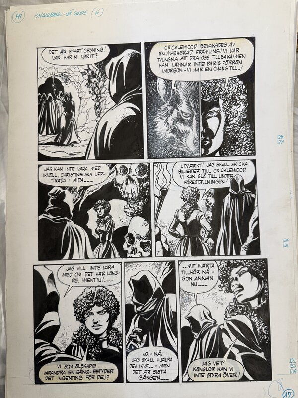 César Spadari, The Phantom “The Guardians of The Temple” - Planche originale